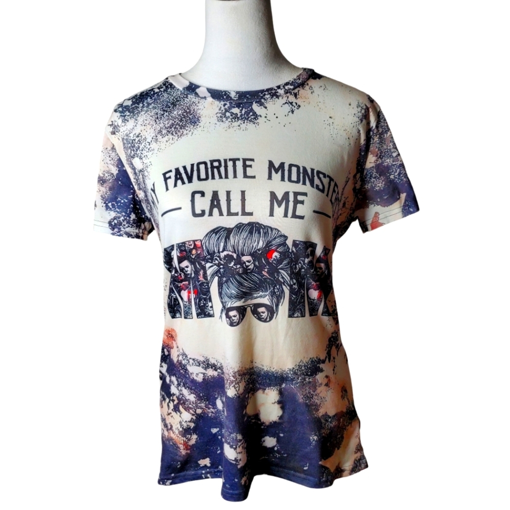 🦋MY Favorite Monsters Call Me Mom Graphic Tee
